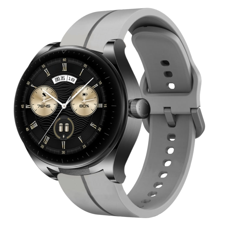 For Huawei Watch Buds 22mm Loop Silicone Watch Band