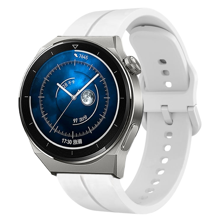 For Huawei Watch GT3 Pro 46mm 22mm Loop Silicone Watch Band