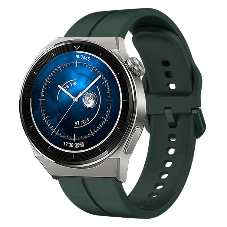 For Huawei Watch GT3 Pro 46mm 22mm Loop Silicone Watch Band