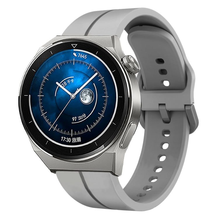 For Huawei Watch GT3 Pro 46mm 22mm Loop Silicone Watch Band