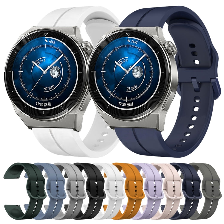 For Huawei Watch GT3 Pro 46mm 22mm Loop Silicone Watch Band