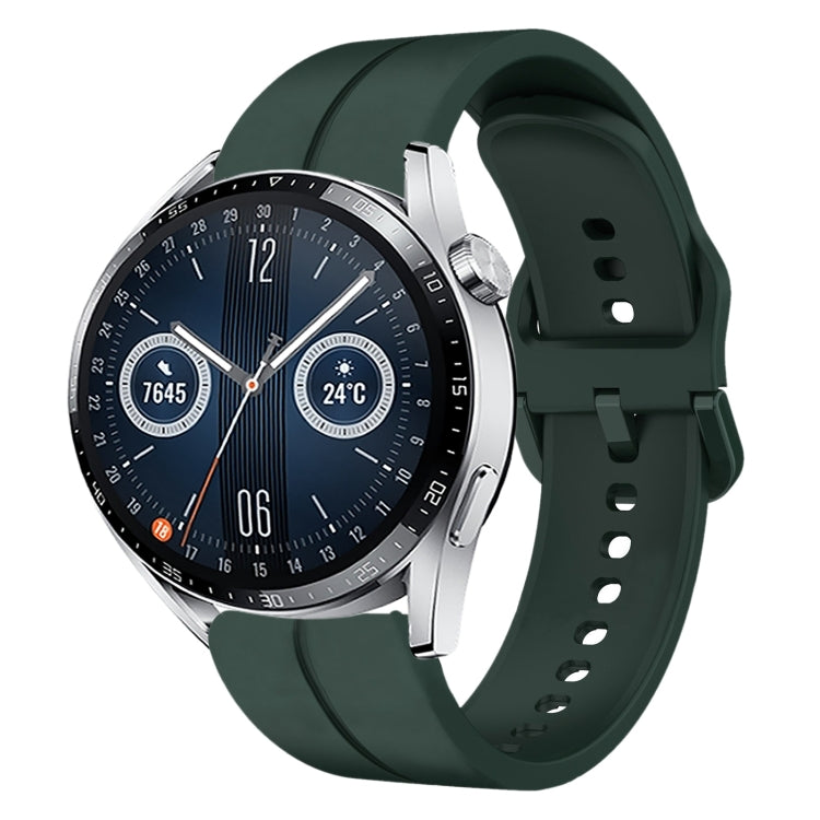 For Huawei Watch GT3 46mm 22mm Loop Silicone Watch Band