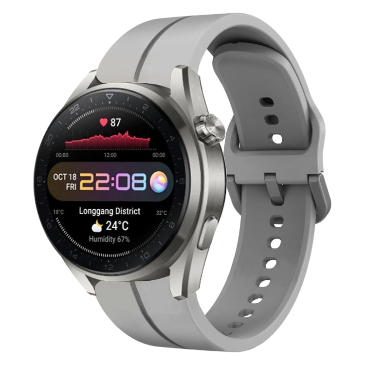 For Huawei Watch 3 Pro New 22mm Loop Silicone Watch Band