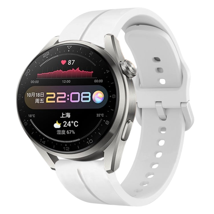 For Huawei Watch 3 Pro 22mm Loop Silicone Watch Band