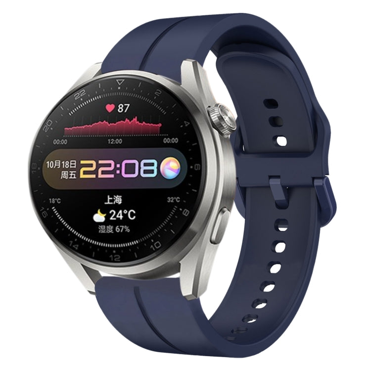 For Huawei Watch 3 Pro 22mm Loop Silicone Watch Band