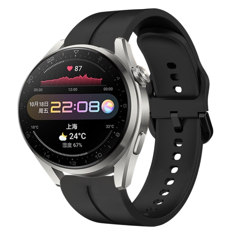 For Huawei Watch 3 Pro 22mm Loop Silicone Watch Band
