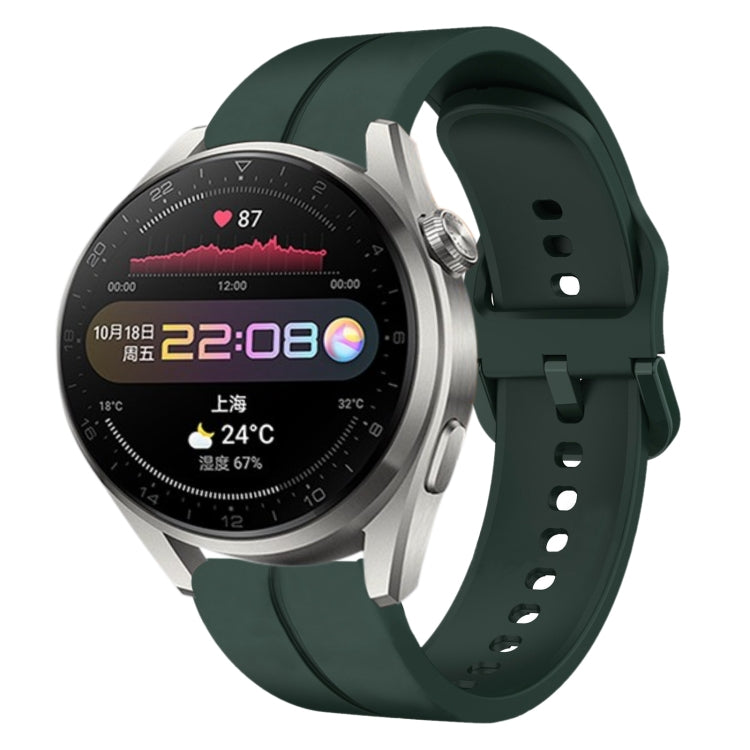 For Huawei Watch 3 Pro 22mm Loop Silicone Watch Band