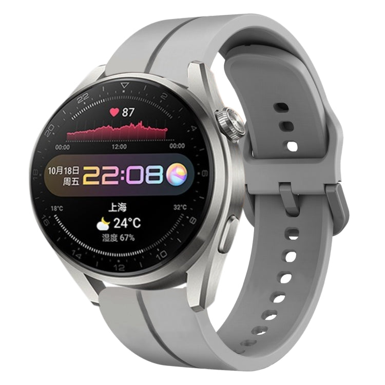 For Huawei Watch 3 Pro 22mm Loop Silicone Watch Band