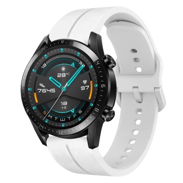 For Huawei GT2 46mm 22mm Loop Silicone Watch Band