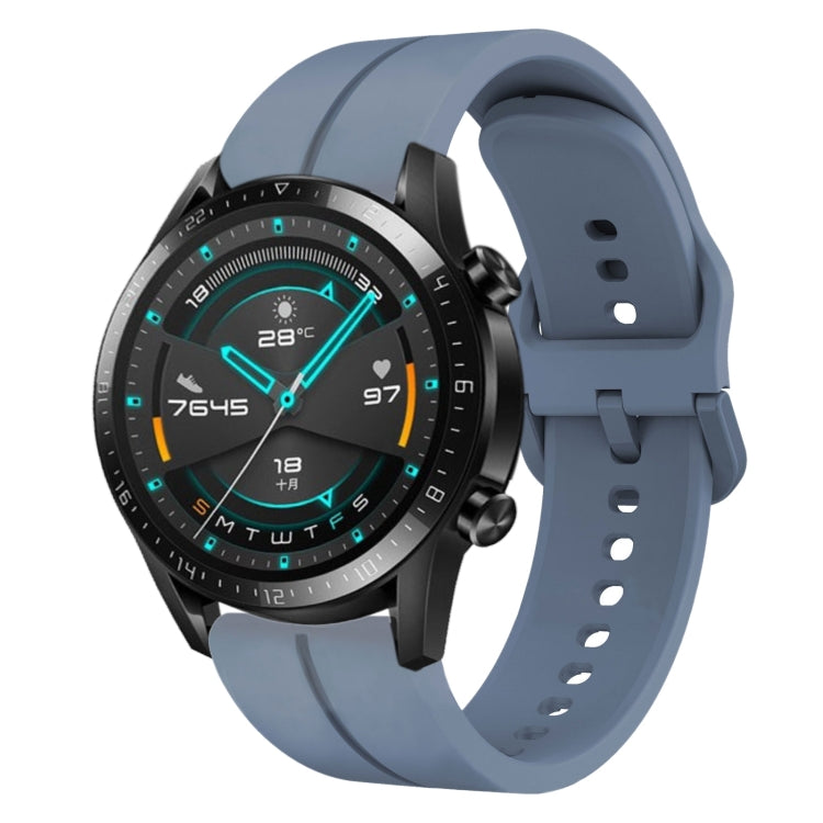 For Huawei GT2 46mm 22mm Loop Silicone Watch Band