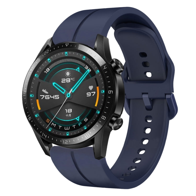For Huawei GT2 46mm 22mm Loop Silicone Watch Band