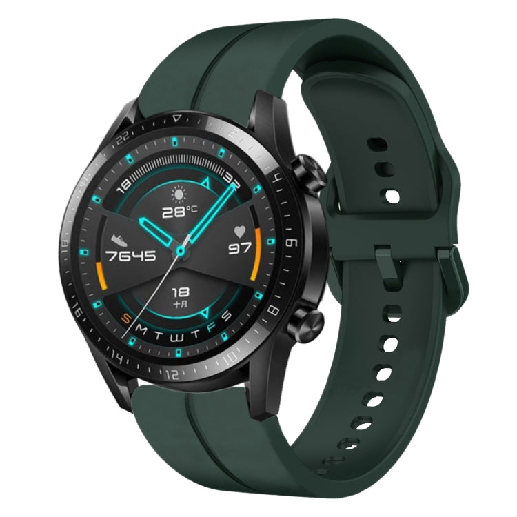 For Huawei GT2 46mm 22mm Loop Silicone Watch Band