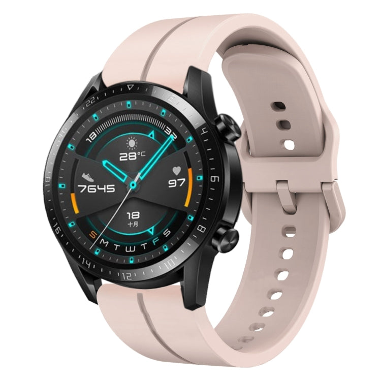 For Huawei GT2 46mm 22mm Loop Silicone Watch Band