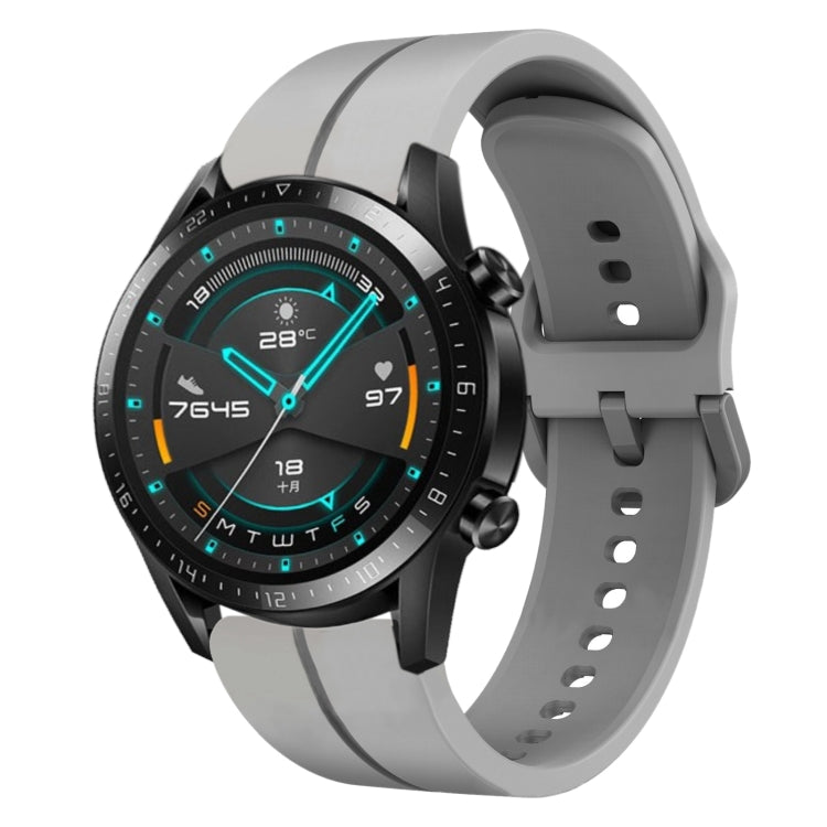 For Huawei GT2 46mm 22mm Loop Silicone Watch Band