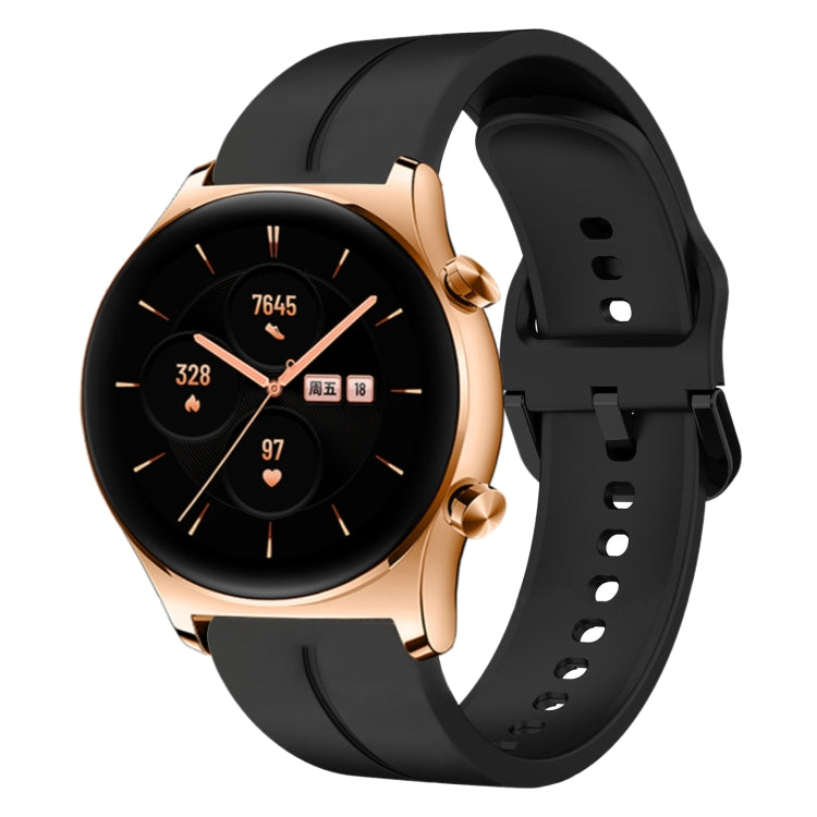 For Honor Watch GS 3 22mm Loop Silicone Watch Band