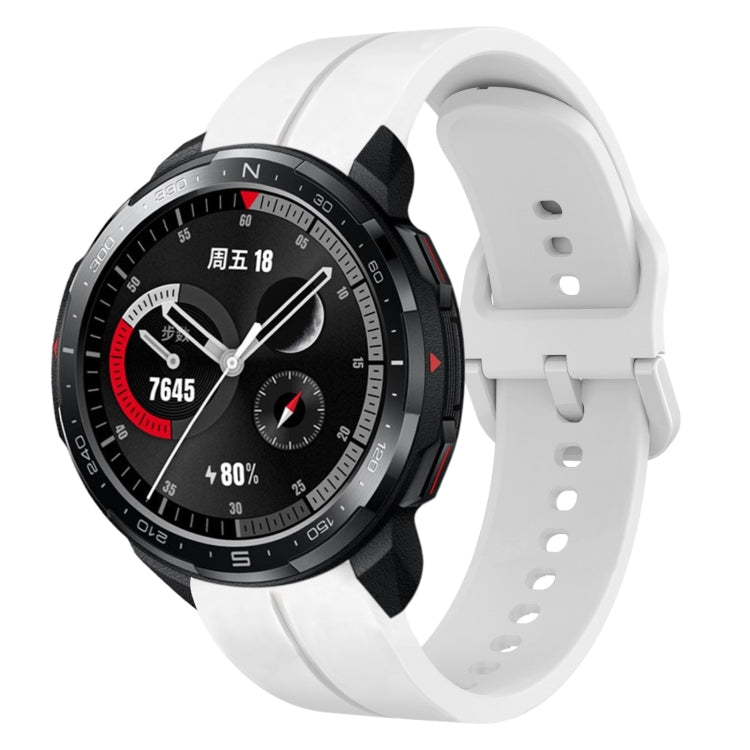 For Honor Watch GS Pro 22mm Loop Silicone Watch Band