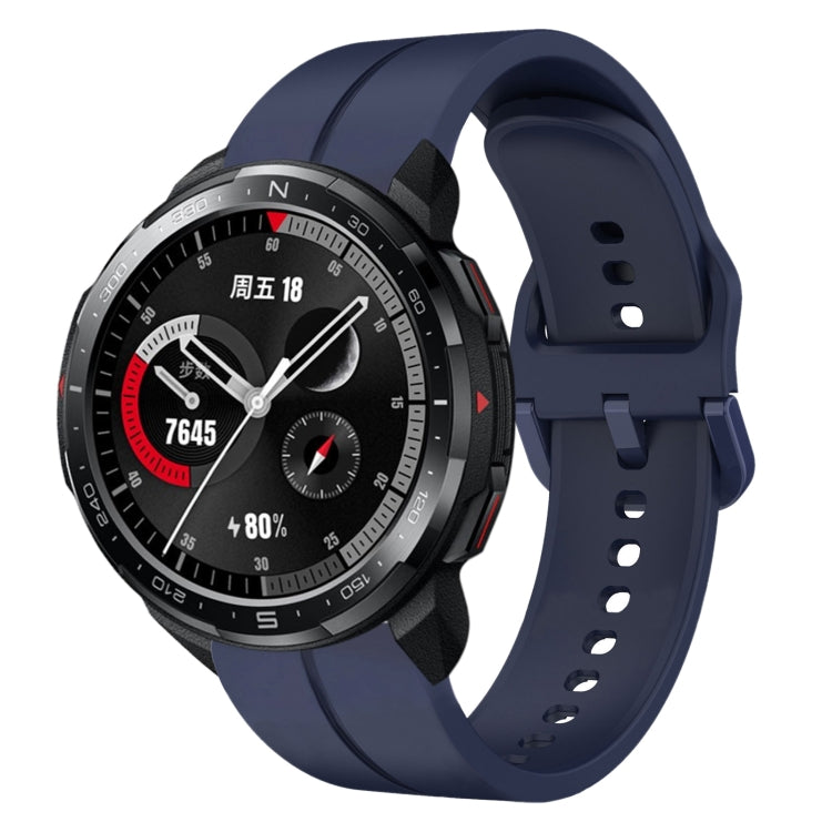 For Honor Watch GS Pro 22mm Loop Silicone Watch Band