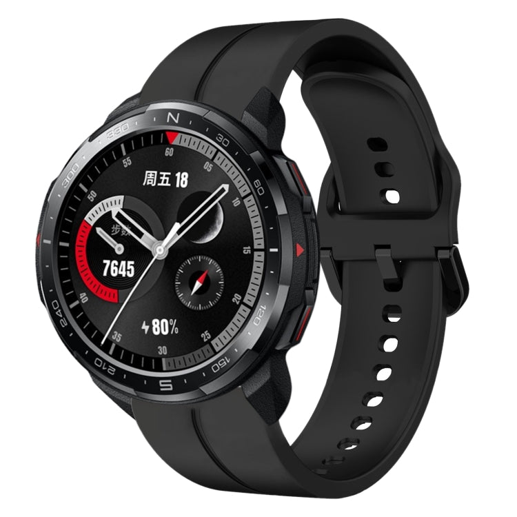 For Honor Watch GS Pro 22mm Loop Silicone Watch Band