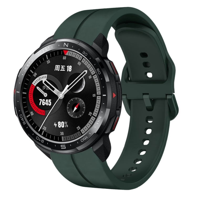 For Honor Watch GS Pro 22mm Loop Silicone Watch Band