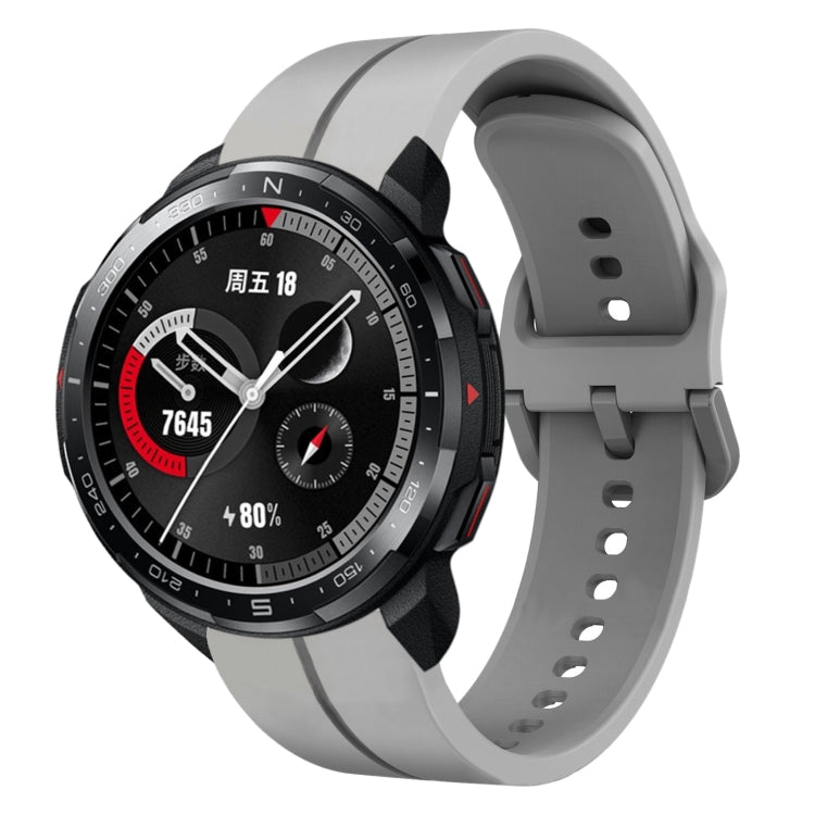 For Honor Watch GS Pro 22mm Loop Silicone Watch Band