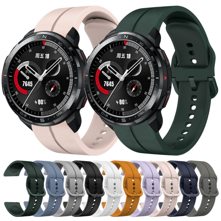 For Honor Watch GS Pro 22mm Loop Silicone Watch Band