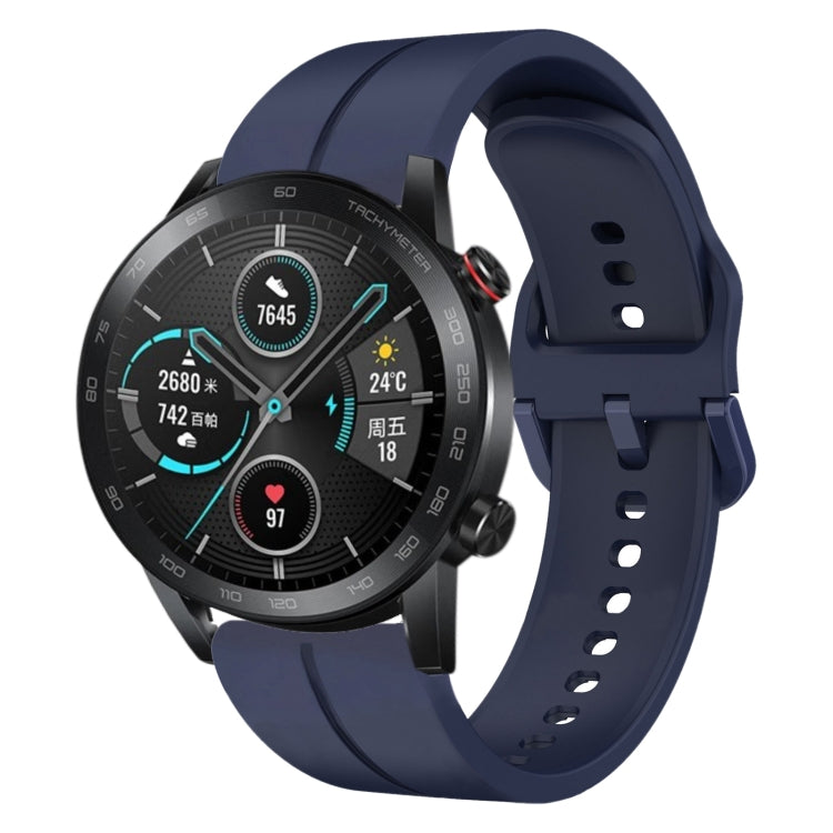 For Honor Magic Watch 2 46mm 22mm Loop Silicone Watch Band
