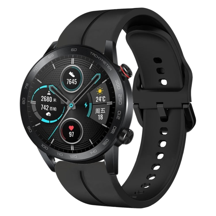 For Honor Magic Watch 2 46mm 22mm Loop Silicone Watch Band