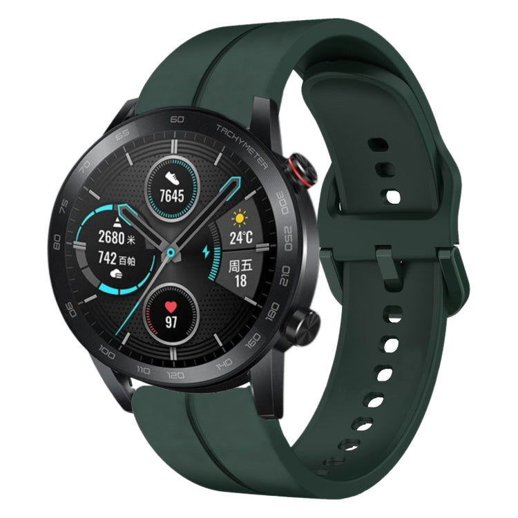 For Honor Magic Watch 2 46mm 22mm Loop Silicone Watch Band