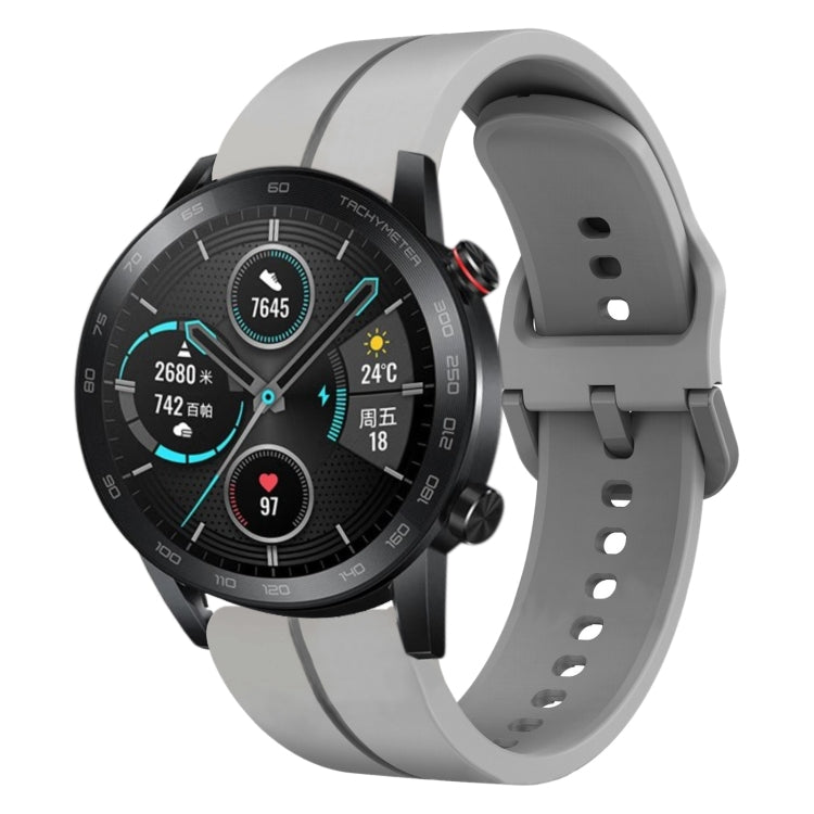 For Honor Magic Watch 2 46mm 22mm Loop Silicone Watch Band