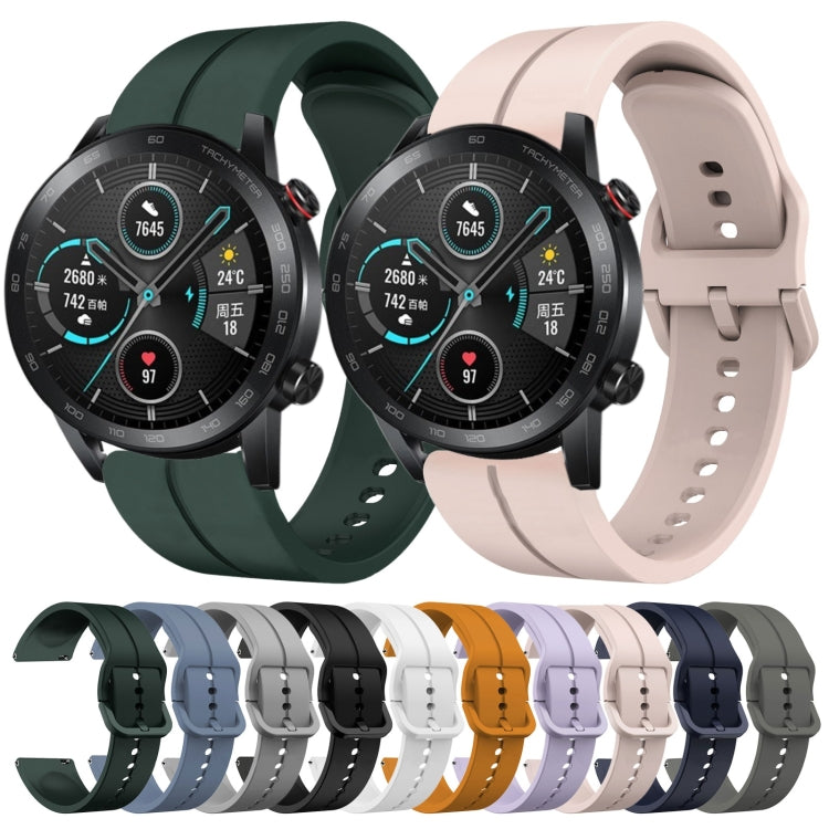 For Honor Magic Watch 2 46mm 22mm Loop Silicone Watch Band
