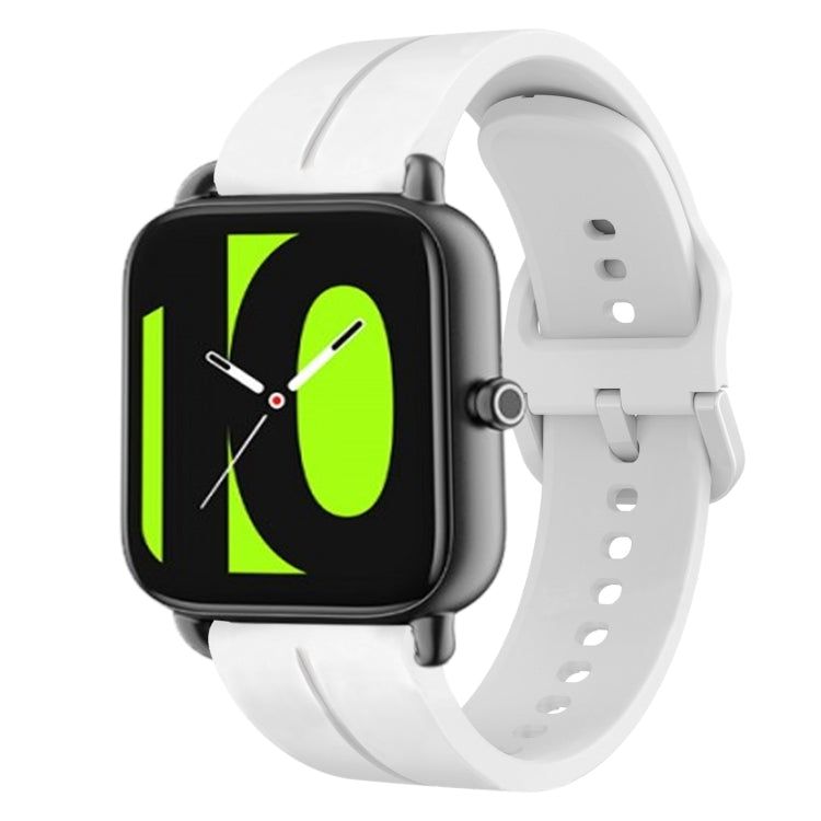 For Xiaomi Haylou RS4 LS12 22mm Loop Silicone Watch Band