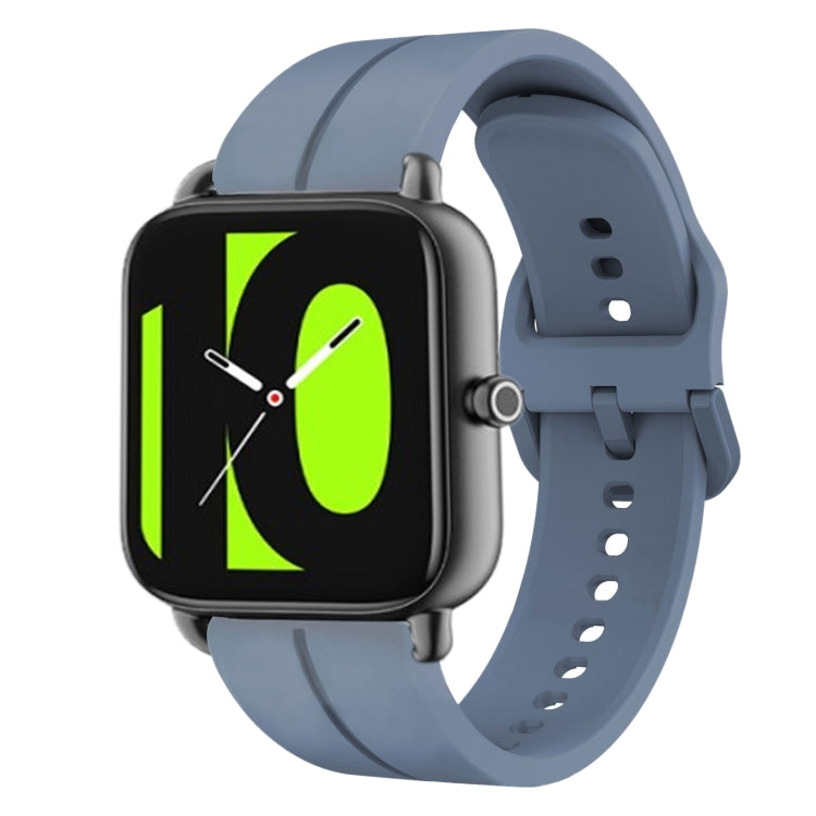 For Xiaomi Haylou RS4 LS12 22mm Loop Silicone Watch Band