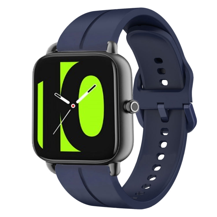 For Xiaomi Haylou RS4 LS12 22mm Loop Silicone Watch Band