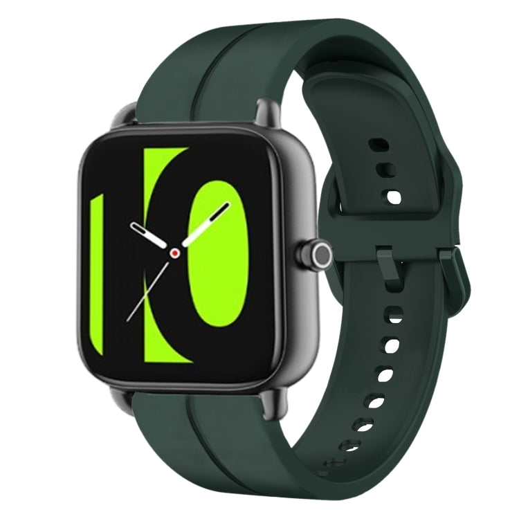 For Xiaomi Haylou RS4 LS12 22mm Loop Silicone Watch Band