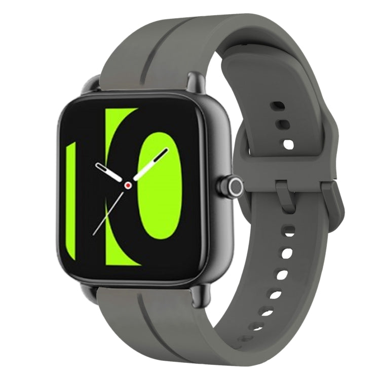 For Xiaomi Haylou RS4 LS12 22mm Loop Silicone Watch Band