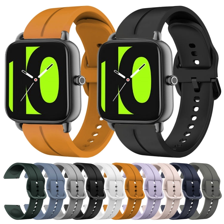 For Xiaomi Haylou RS4 LS12 22mm Loop Silicone Watch Band