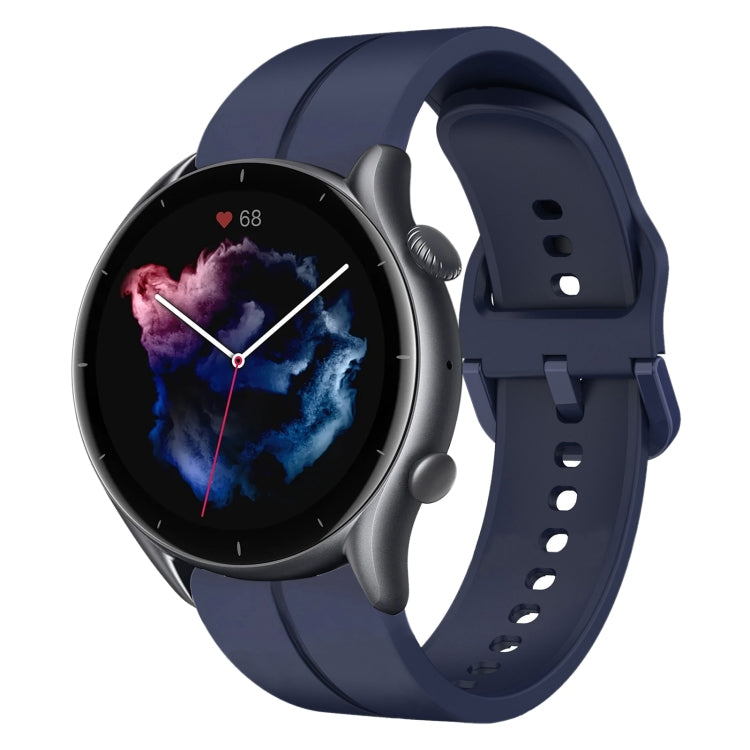 For Amazfit 3 22mm  Loop Silicone Watch Band