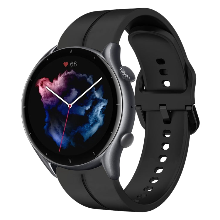 For Amazfit 3 22mm  Loop Silicone Watch Band