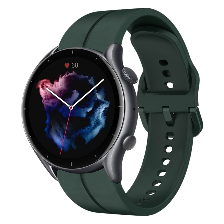 For Amazfit 3 22mm  Loop Silicone Watch Band