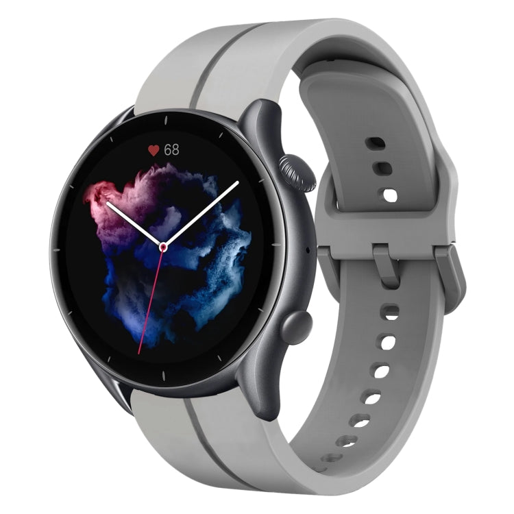 For Amazfit 3 22mm  Loop Silicone Watch Band