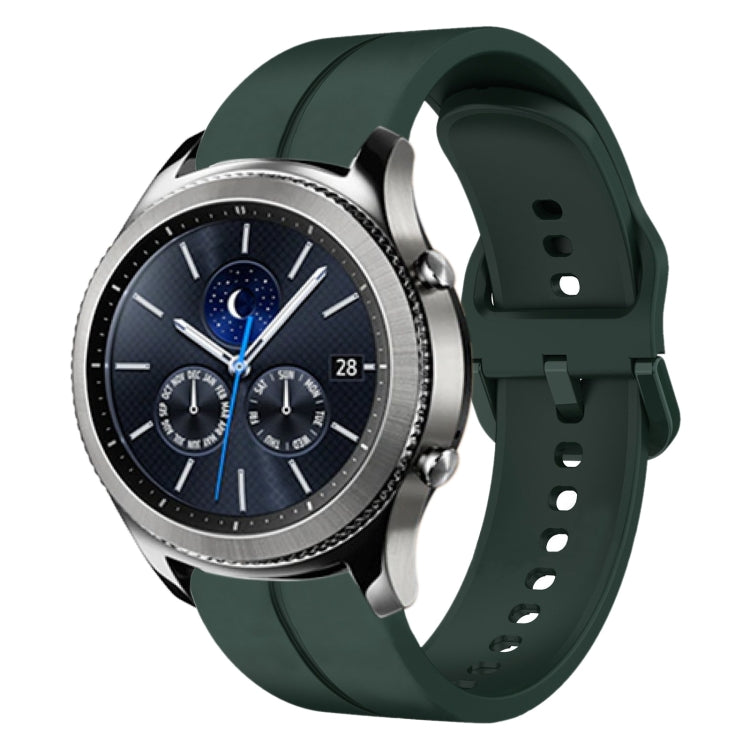 For Samsung Gear S3 Classic 22mm Loop Silicone Watch Band