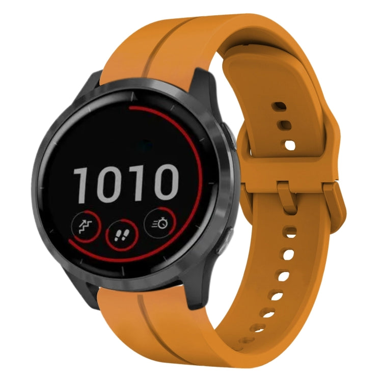 For Garmin Vivoactive4 22mm Loop Silicone Watch Band