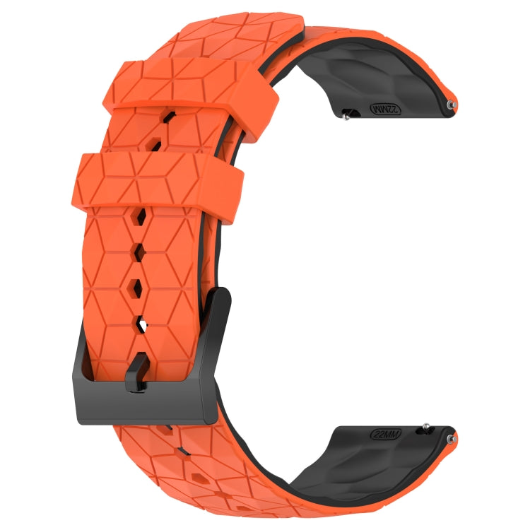 For Xiaomi MI Watch Sport 22mm Football Pattern Two-Color Silicone Watch Band