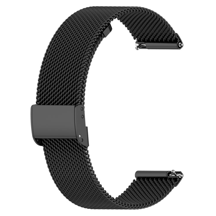 For Fitbit Versa 4 / Versa 3 / Sense 2 / Sense Integrated Milan Buckle Fine Mesh Metal Watch Band