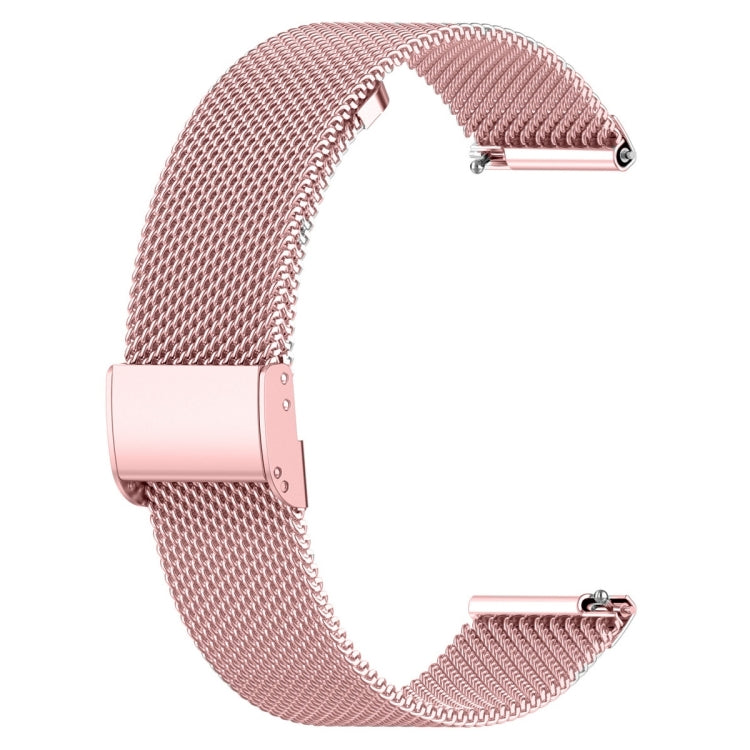 For Fitbit Versa 4 / Versa 3 / Sense 2 / Sense Integrated Milan Buckle Fine Mesh Metal Watch Band