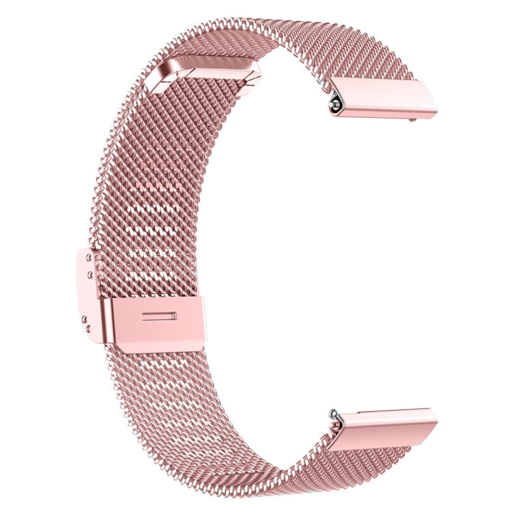 For Fitbit Versa 4 / Versa 3 / Sense 2 / Sense Integrated Milan Buckle Fine Mesh Metal Watch Band