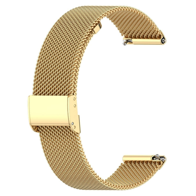 For Fitbit Versa 4 / Versa 3 / Sense 2 / Sense Integrated Milan Buckle Fine Mesh Metal Watch Band