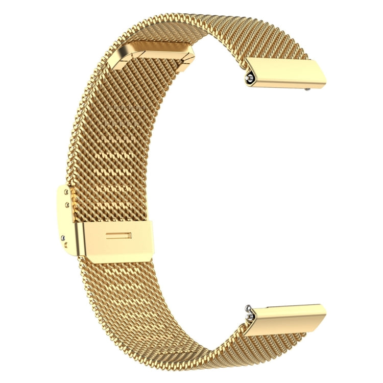 For Fitbit Versa 4 / Versa 3 / Sense 2 / Sense Integrated Milan Buckle Fine Mesh Metal Watch Band