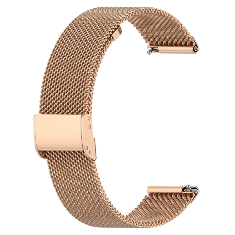 For Fitbit Versa 4 / Versa 3 / Sense 2 / Sense Integrated Milan Buckle Fine Mesh Metal Watch Band