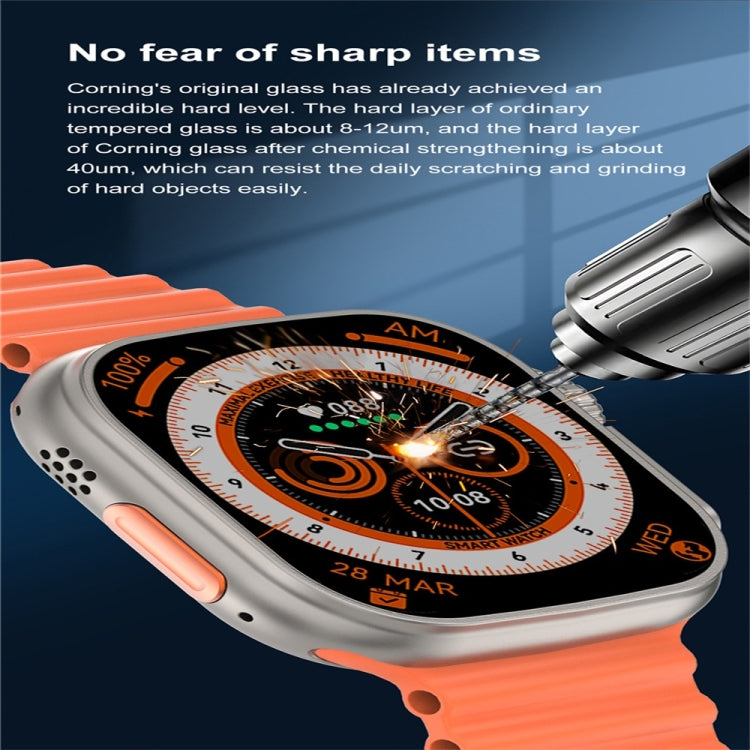 DT8 Ultra Max 2.1 inch Color Screen Smart Watch,Support Heart Rate Monitoring / Blood Pressure Monitoring